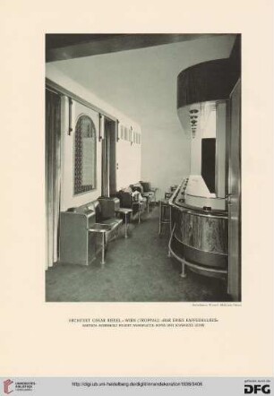 Raumgestaltung eines Sudetendeutschen Architekten
