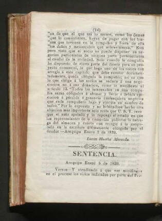 Sentencia.