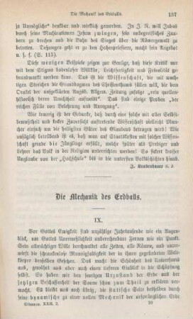 137-156 Die Mechanik des Erdballs : IX.