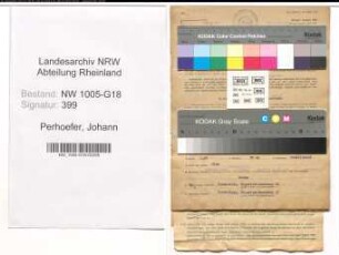 Entnazifizierung Johann Perhoefer , geb. 18.11.1909 (Schuhmacher)