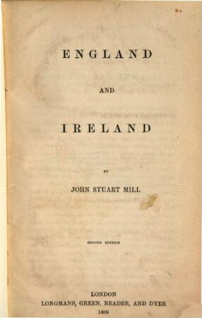 England and Ireland
