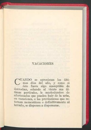 Vacaciones