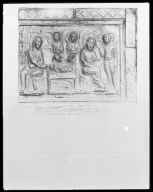 Schrein des heiligen Albinus — Dach mit Szenen aus dem Leben Christi und dem Leben des heiligen Albinus — Nordseite: Szenen aus dem Leben Christi — Geburt Christi
