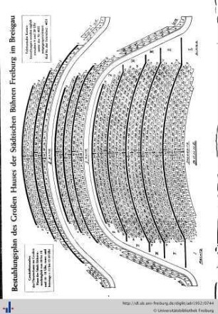 Bestuhlungsplan des Theaters.
