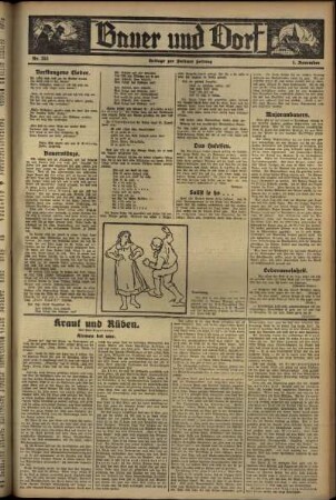 Zweite Ausgabe vom Sonntag, den 04. November 1934.