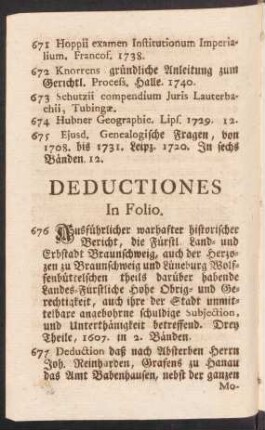 Deductiones