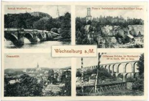 Wechselburg. verschiedene Ansichten