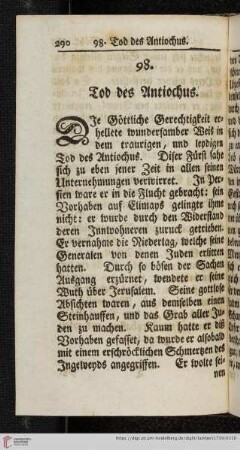 98. Tod des Antiochus