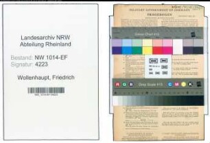 Entnazifizierung Friedrich Wollenhaupt , geb. 27.04.1898 (Schneider)