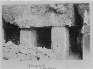 Wehlen, Steinbruch, Sprengung