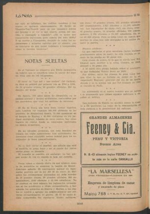 Notas sueltas