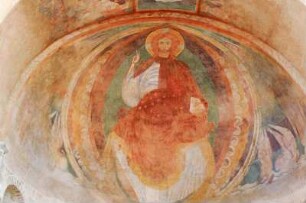 Frankreich. Bourgogne. Nievre. Nevers. Kathedrale Saint Cyr et Sainte Juliette. Deckengemälde innen