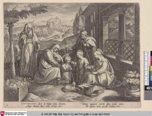 [Die Heilige Familie mit Johannes dem Täufer, Elisabeth und Zacharias; The holy kinship]