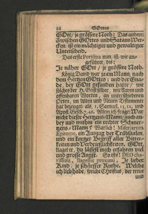 [I.] Je näher Gott / je grössere Noth.