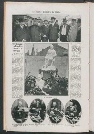 Homenaje a los doctores Larroque