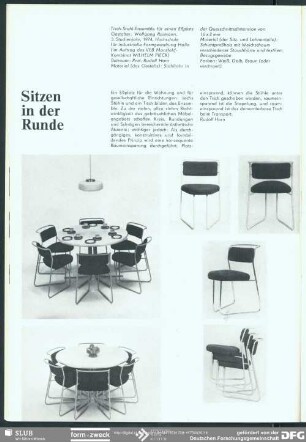 Sitzen in der Runde : Sitzen