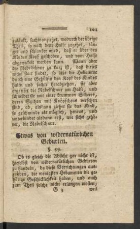 Etwas von widernatürlichen Geburten