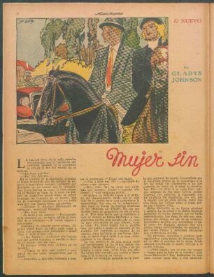 Mujer sin miedo : El nuevo folletín de "Mundo Argentino"