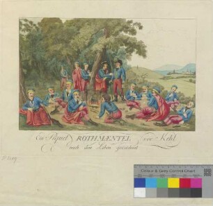 Lagernde Franzosen bei Kehl um 1796