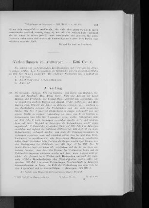 Verhandlungen zu Antwerpen. - 1506 Okt. 6.