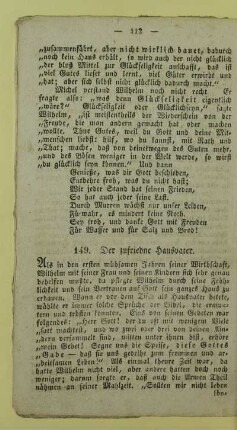 149. Der zufriedne Hausvater