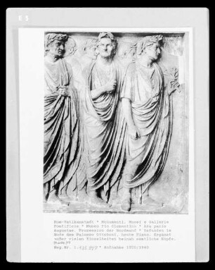 Ara pacis Augustae, Prozession der Nordwand