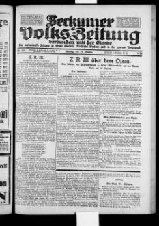 Beckumer Volks-Zeitung. 1921-1930