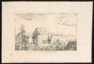 Prospect des Schlos zu Grünsperg. - Schloss Grünsberg, Grünsberg