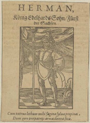 Bildnis von Herman, Fürst der Sachsen