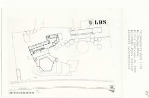 Landtagsgebäude (Diplomarbeit bei Bernhard Hermkes): Grundriss 3. Obergeschoss 1:200