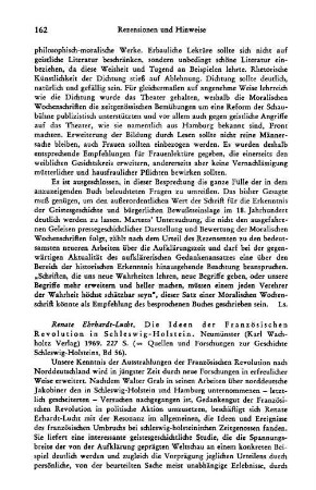 Ehrhardt-Lucht, Renate :: Die Ideen der Französischen Revolution in Schleswig-Holstein, (Quellen und Forschungen zur Geschichte Schleswig-Holsteins, 56) : Neumünster, Wachholtz, 1969