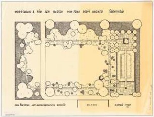 Garten Wagner, Lüdenscheid: Lageplan 1:200