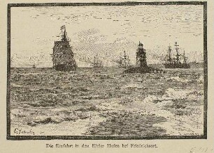 Kiel - Hafeneinfahrt bei Friedrichsort