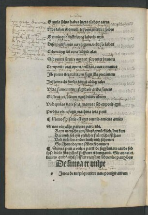 De simea et vulpe
