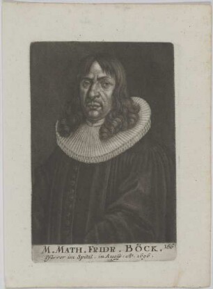Bildnis des Math. Fridr. Böck
