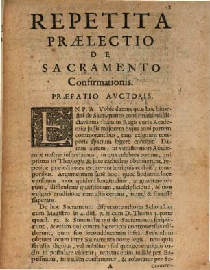 De Sacramento Confirmationis