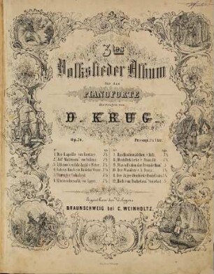 3tes Volkslieder-Album : für das Pianoforte ; op. 74, 5. Thüringer Volkslied