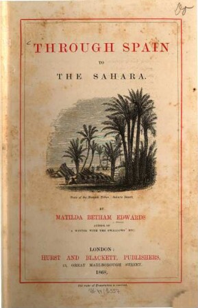 Through Spain to the Sahara