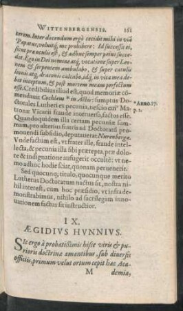 IX. Aegidius Hunnius