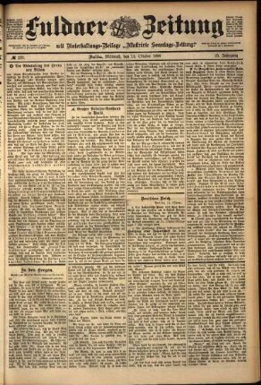 Ausgabe vom Mittwoch, den 12. Oktober 1898.