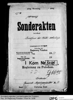 Annahme der Städteordnung in Nowawes