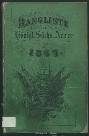 1867: Rangliste der Königlich-Sächsischen Armee : für das Jahr ...