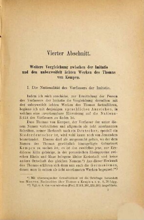 Prolegomena zu einer neuen Ausgabe der Imitatio Christi nach dem Autograph des Thomas von Kempen [Thomas a Kempis] : zugleich eine Einführung in sämmtliche Schriften der Thomas, sowie ein Versuch zu endgültiger Feststellung der Thatsache, dass Thomas u. kein Anderer der Verfasser der Imitatio ist, 3