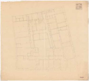 Park Hotel, Posen: Grundriss Kellergeschoss 1:50
