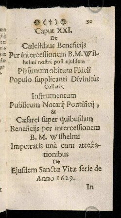 91-133, Caput XXI.