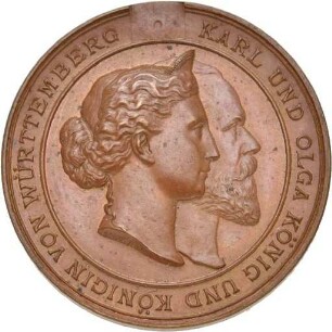 Karl-Olga-Medaille von Karl Schwenzer für Verdienste um das Rote Kreuz