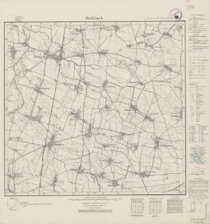 5068 (alte Nr.: 2955) Rothbach, Meßtischblatt (4 cm - Karte)