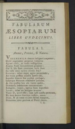 Liber undecimus.