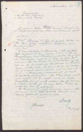 Vernehmung des Zeugen Ewald Hornig, Rittmeister beim 3. Chevaulegers-Regiment, über die Erschießung Landauers