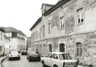 Radeburg, Carolinenstraße 4. Wohnhaus mit Laden (bezeichnet 1847)